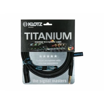 Klotz Titanium JACK-XLR kábel, 1 méter / KL-TIMMS0100