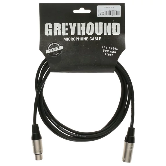 Klotz Greyhound XLR-XLR kábel, 10 méter